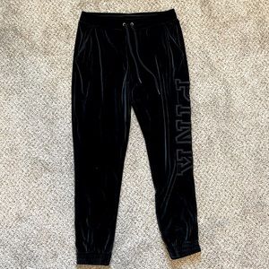 PINK velvet joggers